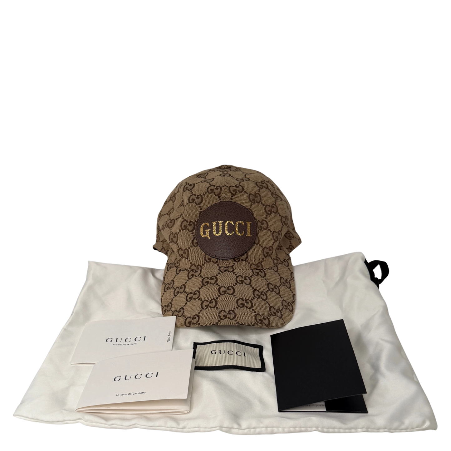 Gucci GG Baseballkappe Größe M Beige / neuwertig Gucci