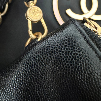 Chanel Deauville Leder Multicolor Tote Bag / sehr gut Chanel
