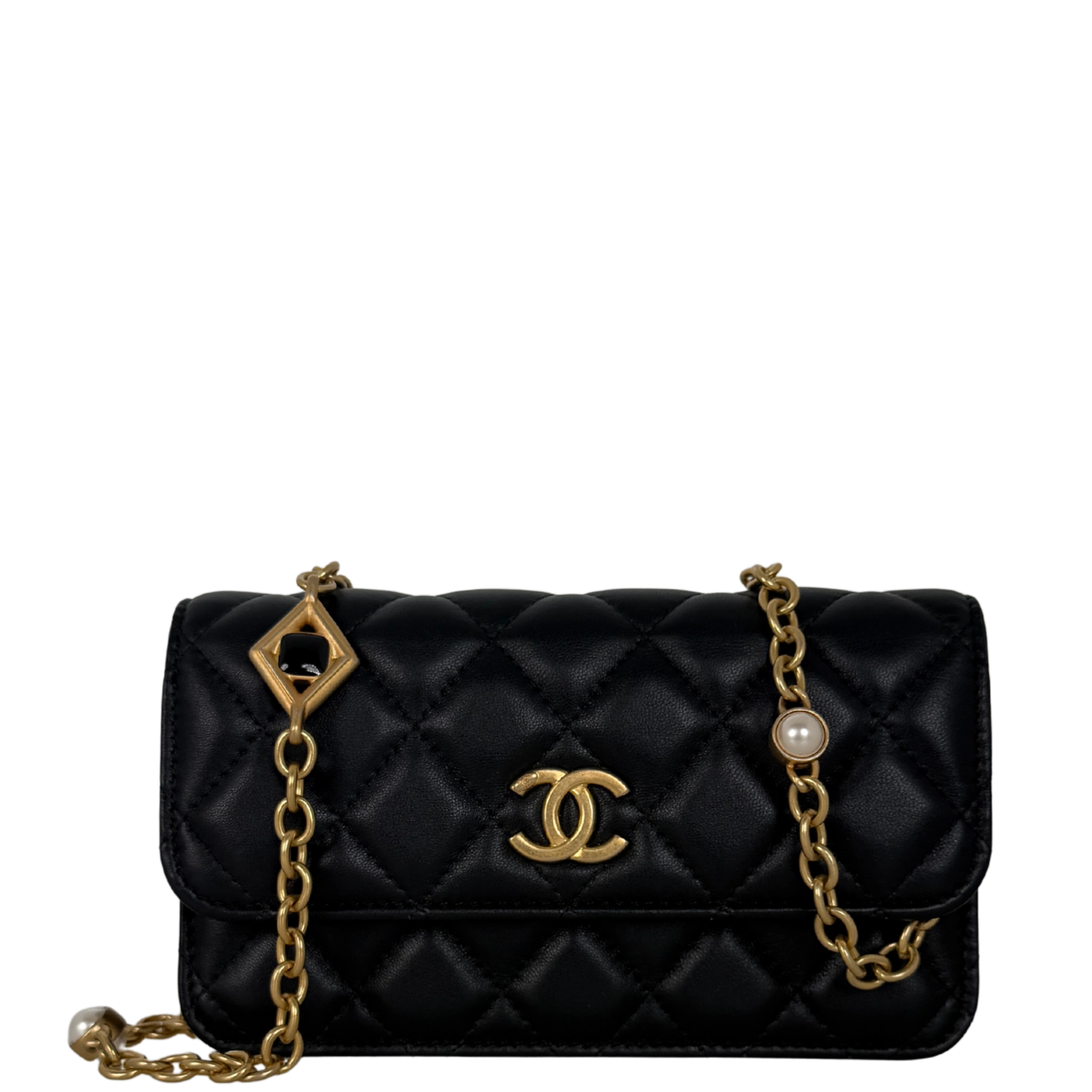 Chanel Wallet on Chain Phone Holder on Chain limited Edition Fullset / neuwertig Chanel
