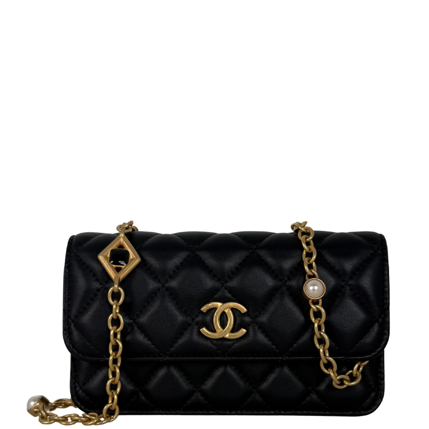 Chanel Wallet on Chain Phone Holder on Chain limited Edition Fullset / neuwertig Chanel