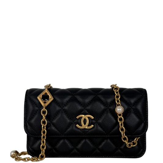 Chanel Wallet on Chain Phone Holder on Chain limited Edition Fullset / neuwertig Chanel