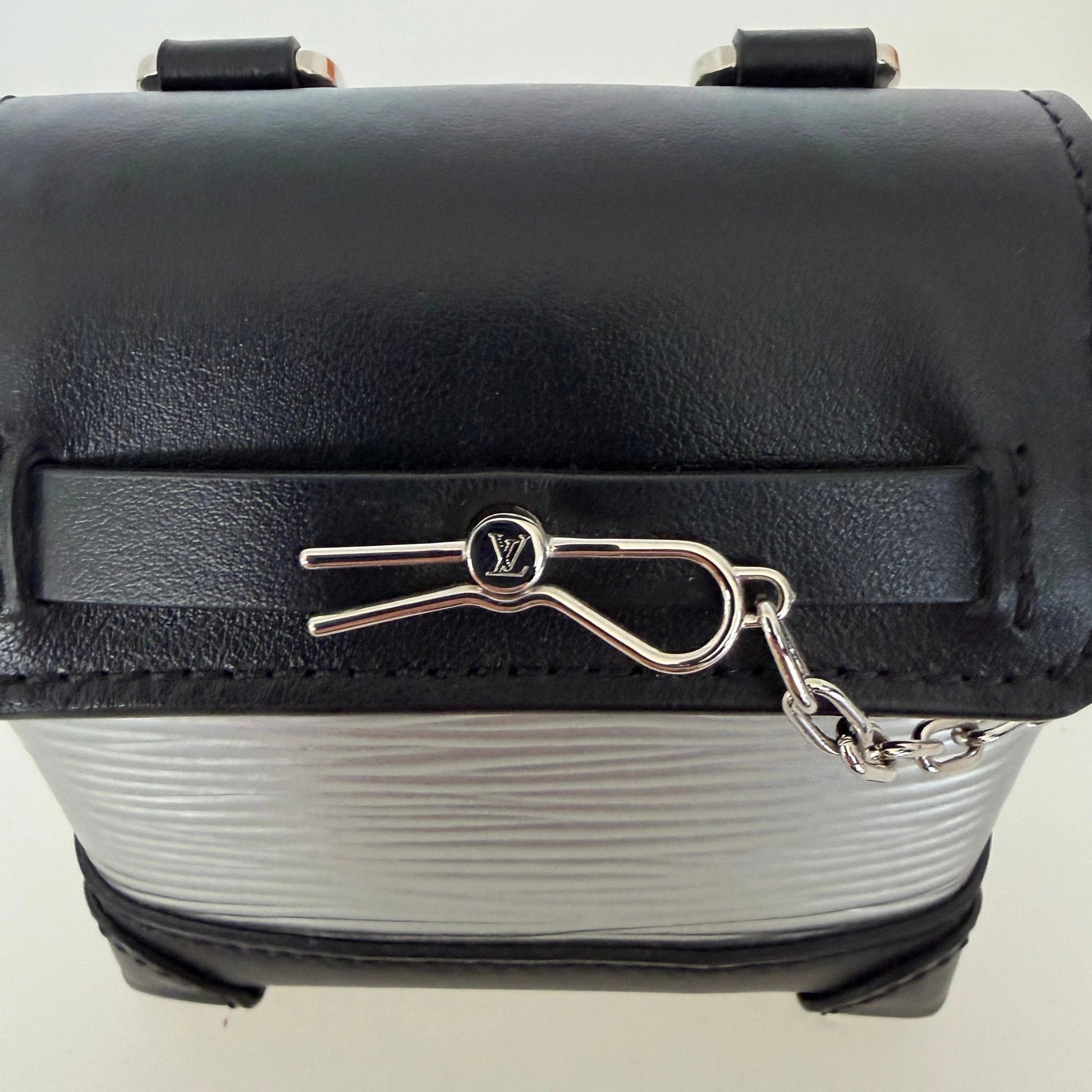 Louis Vuitton Epi Micro Steamer silber schwarz / neuwertig Louis Vuitton