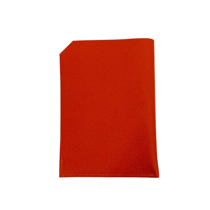 Hermés Pass-Etui Tarmac Dot PM Passhülle Orange Fullset / neu Hermès