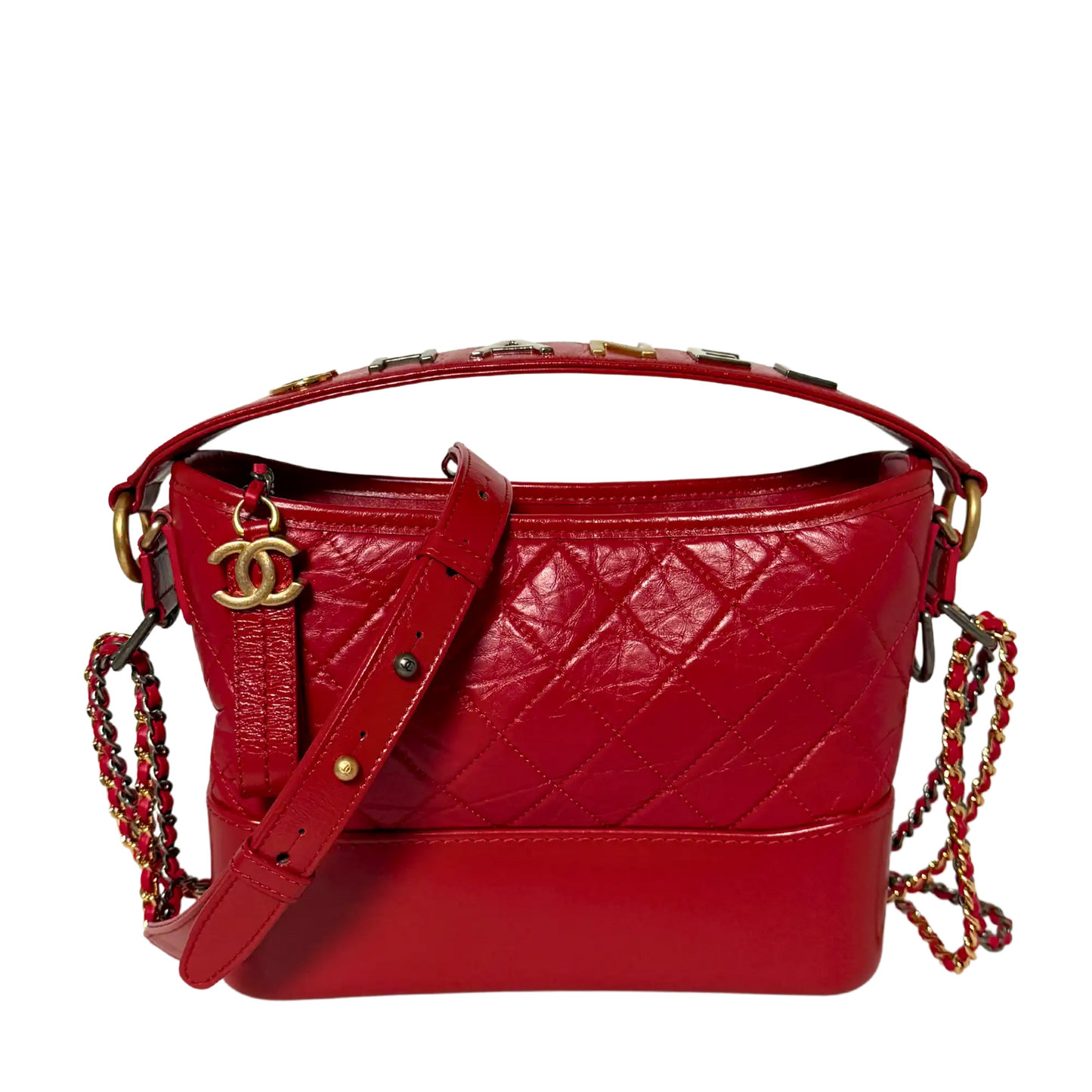 Chanel Gabrielle Small Hobo Bag rot 2020 Fullset / Sehr gut Chanel