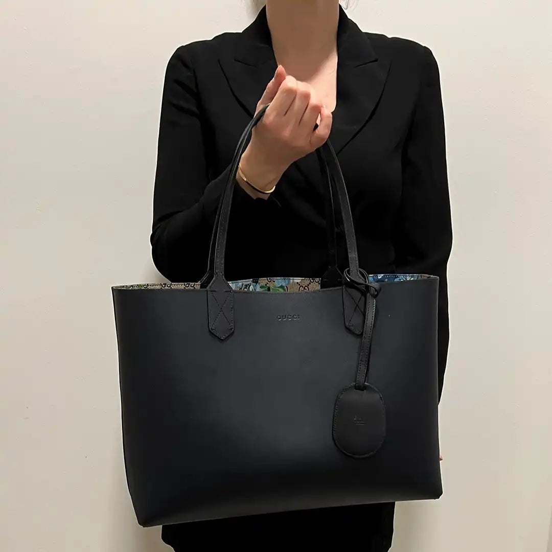 Gucci Supreme Monogram Blooms Floral Wendeshopper Medium Tote Bag neuwertig