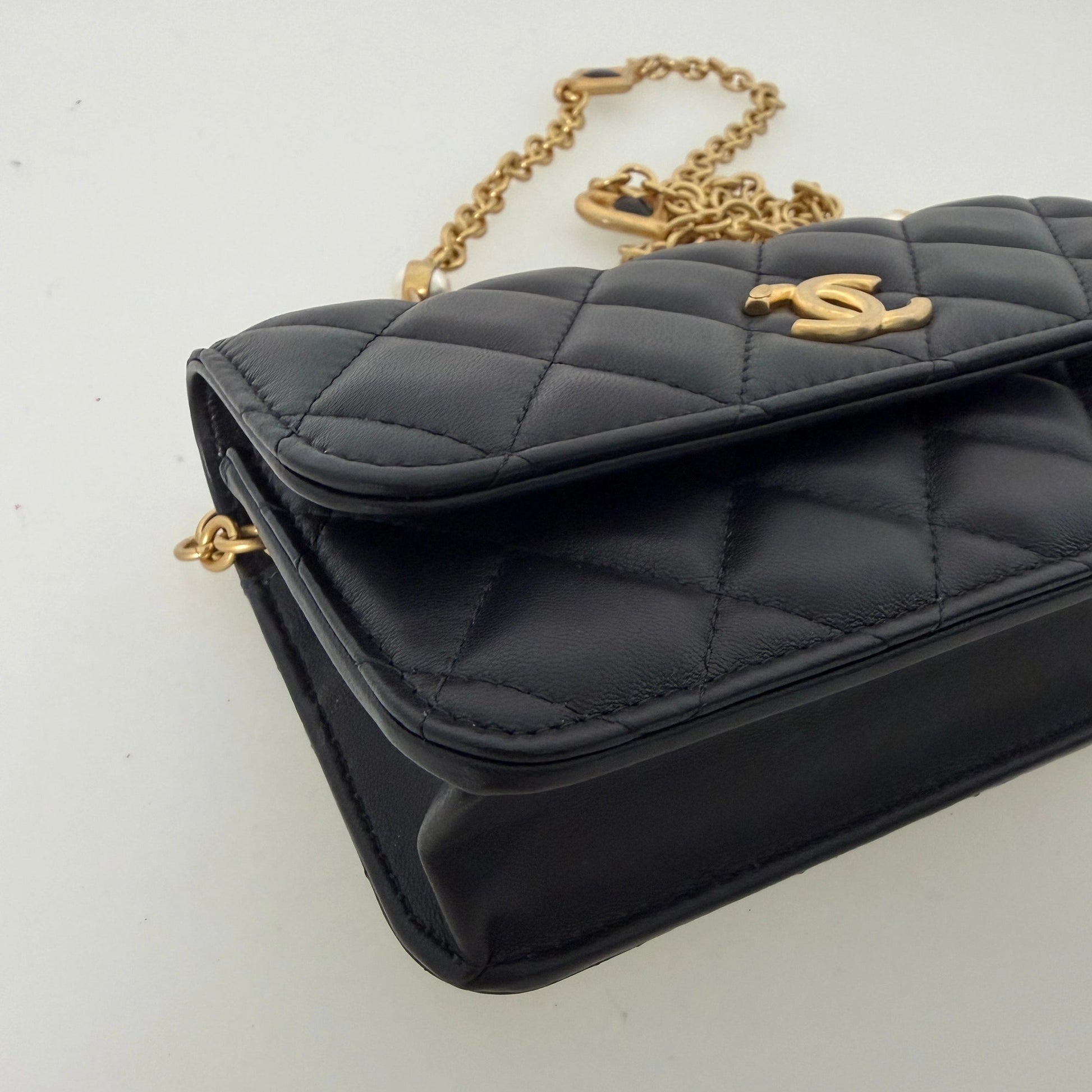 Chanel Wallet on Chain Phone Holder on Chain limited Edition Fullset / neuwertig Chanel