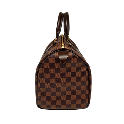 Louis Vuitton Speedy 30 Damier Ebene Hot Stamping J.S. Fullset / neuwertig Louis Vuitton