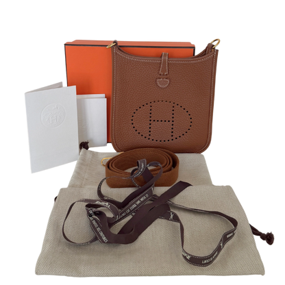 Hermès Evelyne 16 Amazone Taurillon Clemence braun Fullset 2025 / neuwertig Hermès