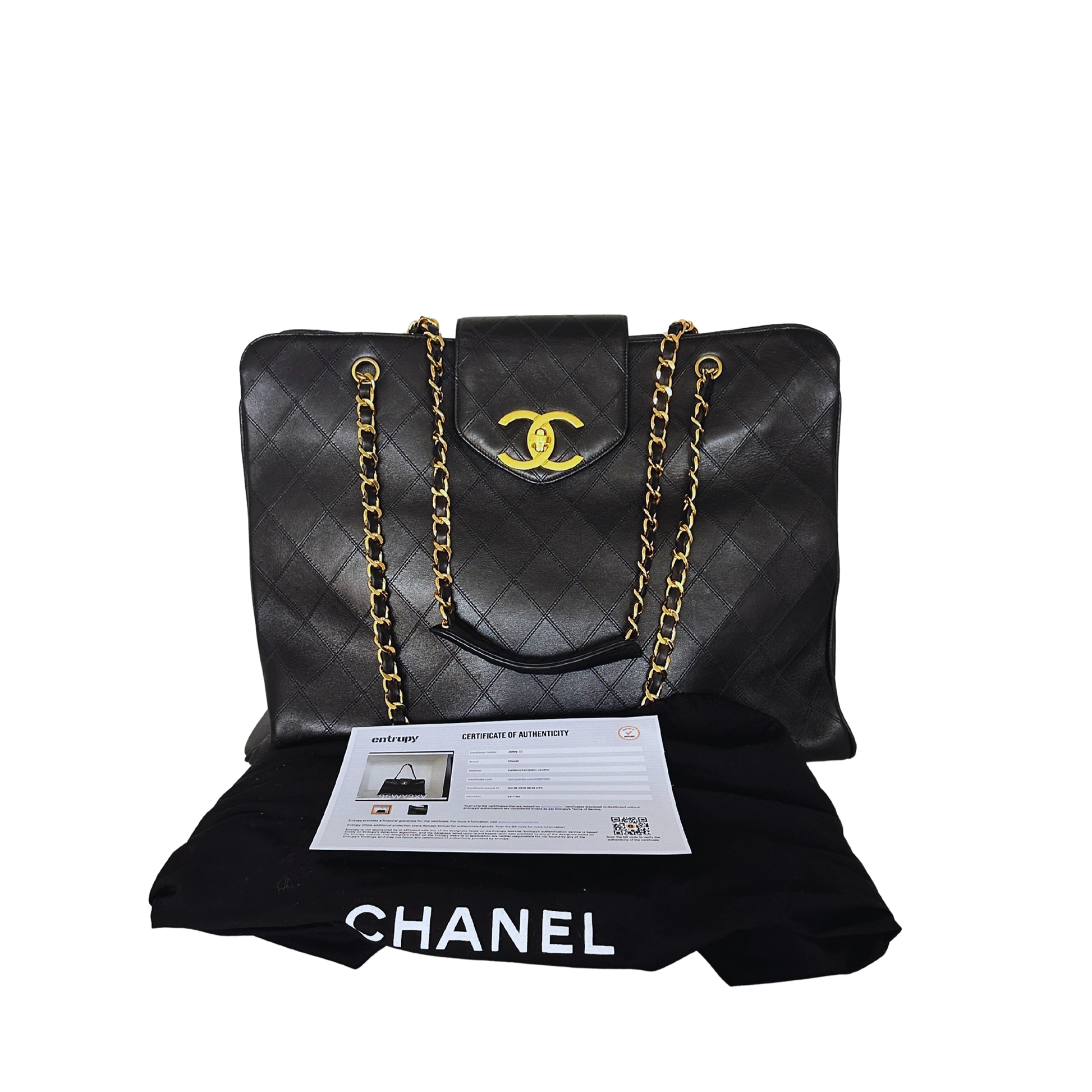 Chanel Supermodel Weekender Vintage 24k vergoldet mit ID Card / Invest / sehr gut Chanel