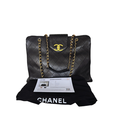 Chanel Supermodel Weekender Vintage 24k vergoldet mit ID Card / Invest / sehr gut Chanel