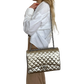 Chanel Timeless Maxi Double Flap Bag Champagner geprägtes Leder mit Iridescent-Finish selten / neuwertig Chanel