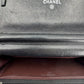 Chanel Wallet on Chain Bag Lammleder Leder schwarz silberne Hardware / gut Chanel
