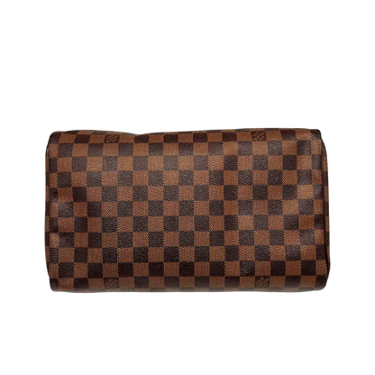 Louis Vuitton Speedy 30 Damier Ebene Hot Stamping J.S. Fullset / neuwertig Louis Vuitton