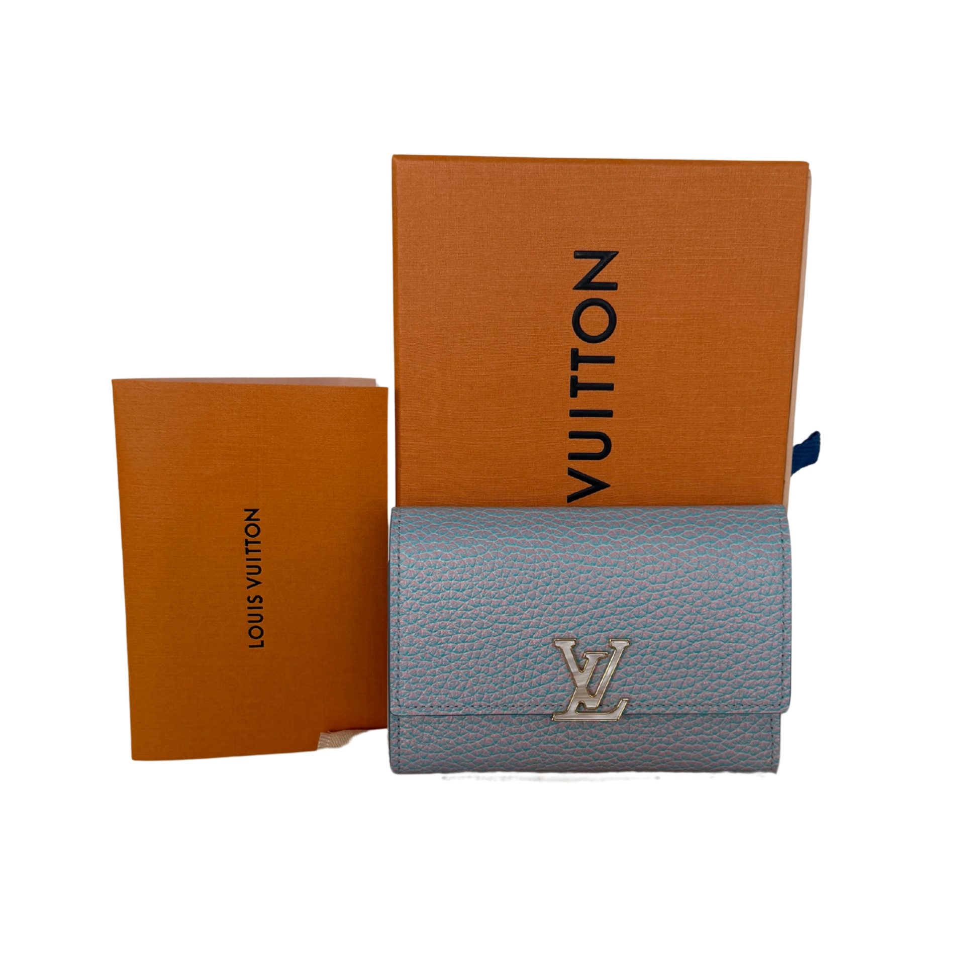 Louis Vuitton Capucines Compact Geldbörse lilac Fullset / neuwertig Louis Vuitton