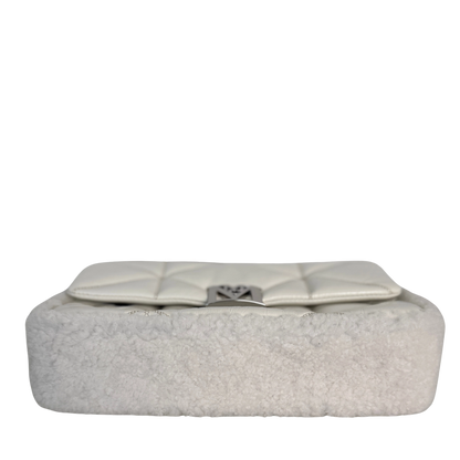 MCM Travia Shearling Shoulder Bag Off- White / neuwertig MCM