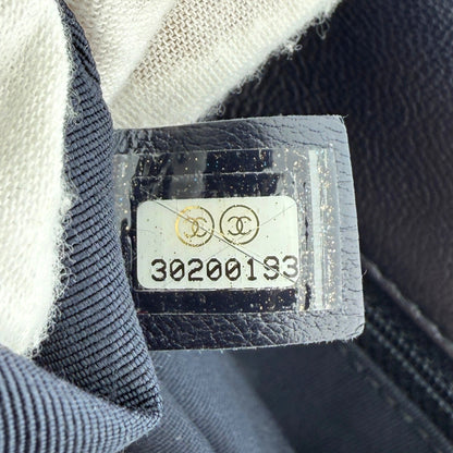 Chanel 19 Flap Bag Small Tasche Lammleder Navy Fullset / neuwertig