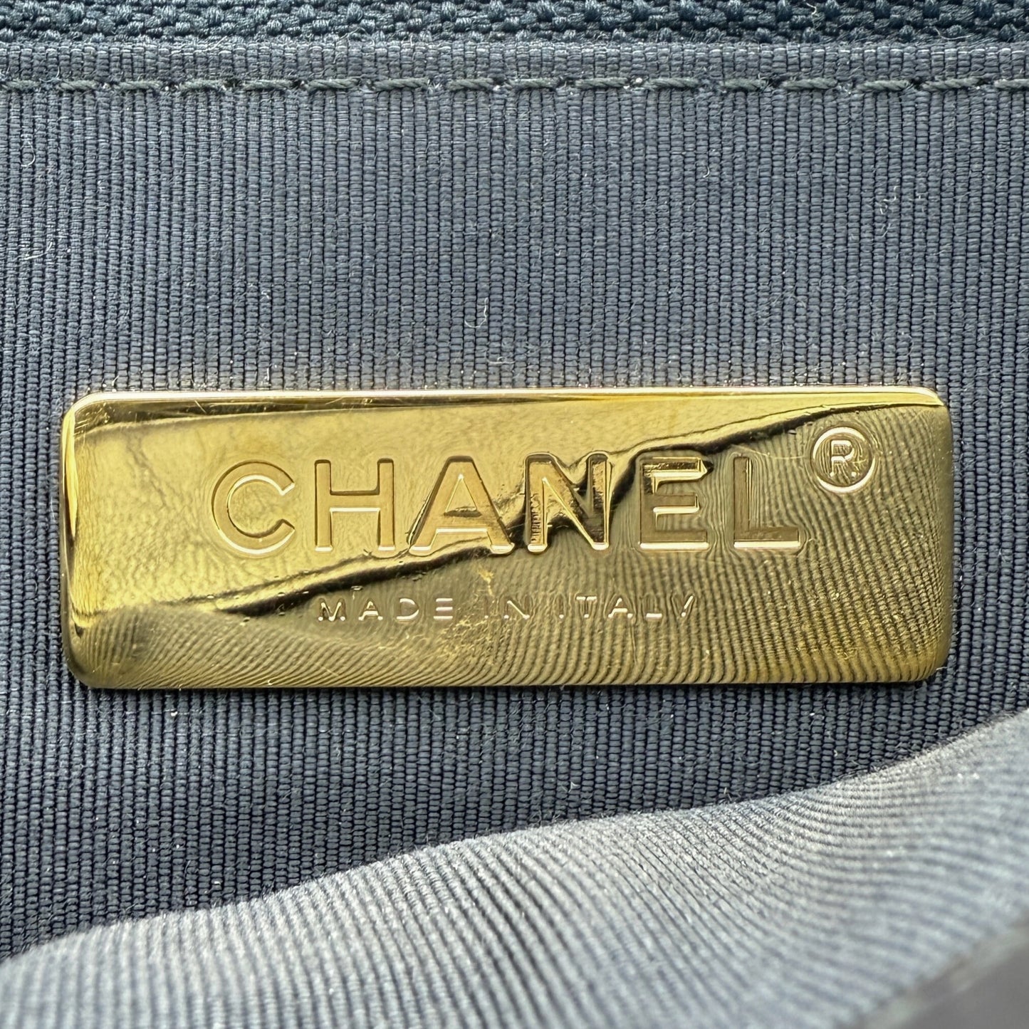 Chanel 19 Flap Bag Small Tasche Lammleder Navy Fullset / neuwertig