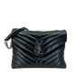 Saint Laurent YSL LouLou Medium Leder schwarz silberne Hardware / sehr gut Saint Laurent