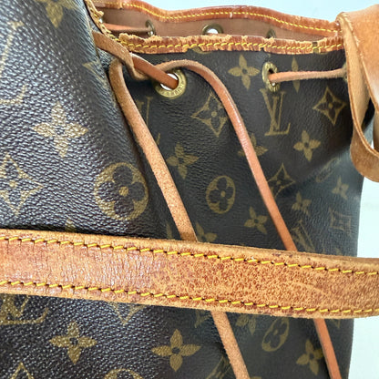Louis Vuitton Petit Sac Noé Monogram Canvas Braun / akzeptabel Louis Vuitton