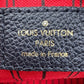 Louis Vuitton Speedy 25 Bandouliere Monogram empreinte Leder marine / sehr gut Louis Vuitton