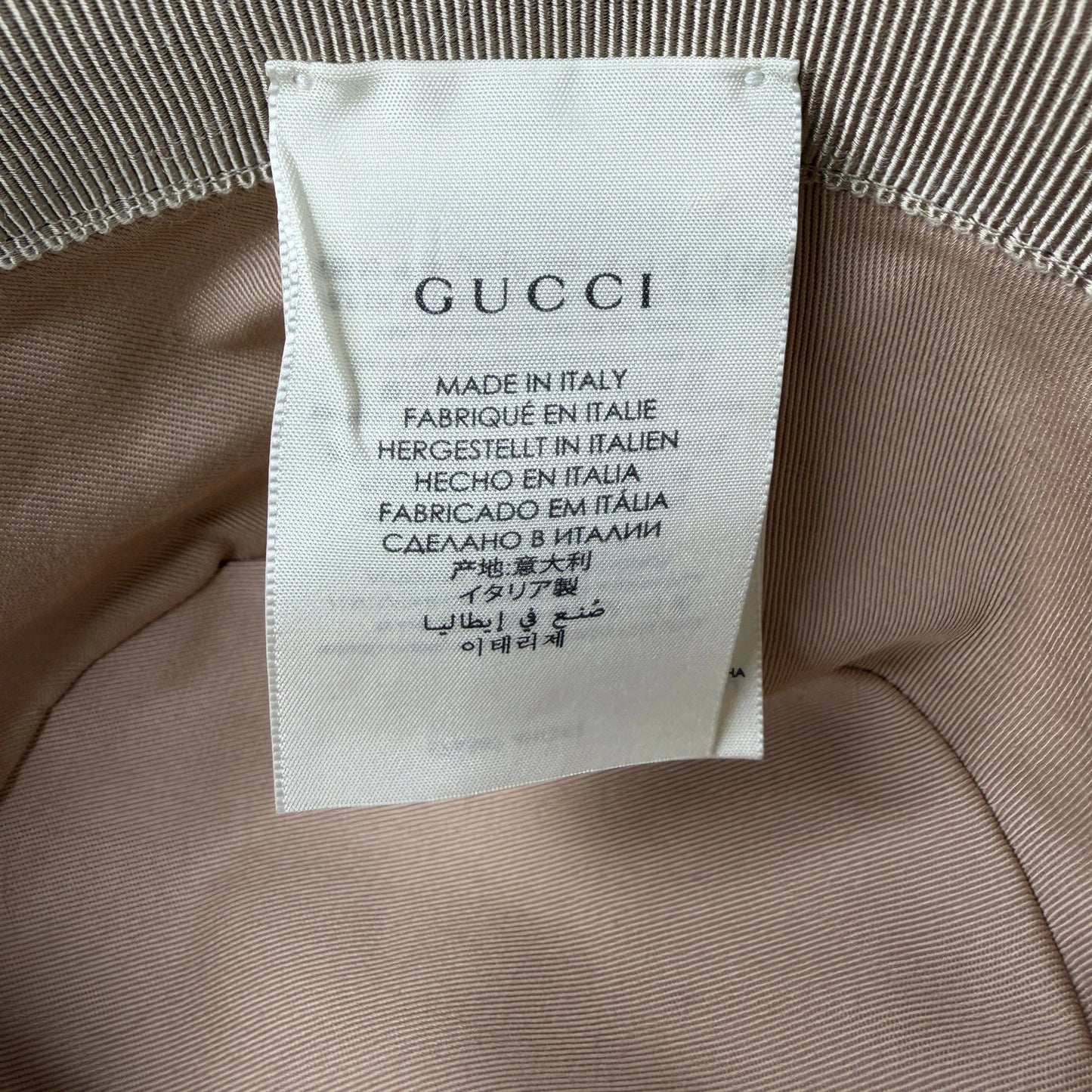 Gucci beige GG Canvas Hut Größe S 57cm / neuwertig Gucci