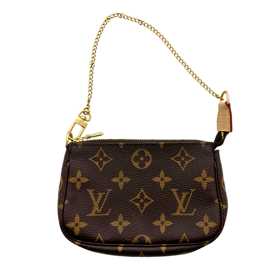Louis Vuitton Mini Pochette Accessoires Monogram Canvas braun 2024 M58009 / neuwertig Louis Vuitton
