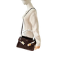 Ferragamo Hug mittelgroße Tote aus Veloursleder braun / ungetragen Salvatore Ferragamo