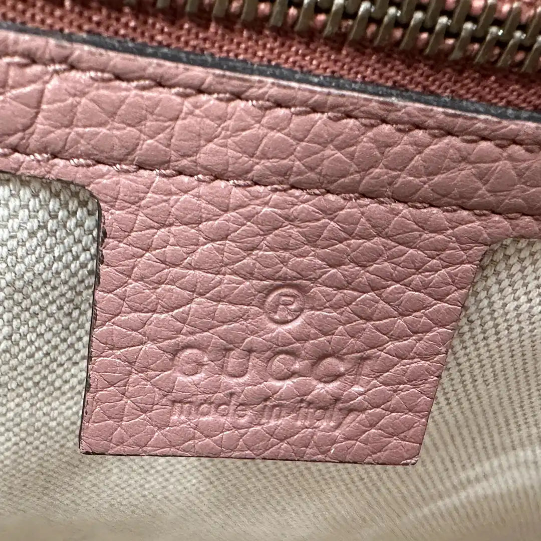 Gucci GG Marmont Top Handle Bag altrosa / braun / gut Gucci