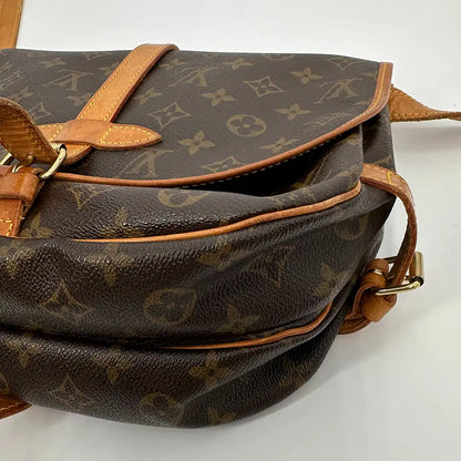 Louis Vuitton Saumur 30 Monogram Canvas Vintage Bag / gut Louis Vuitton