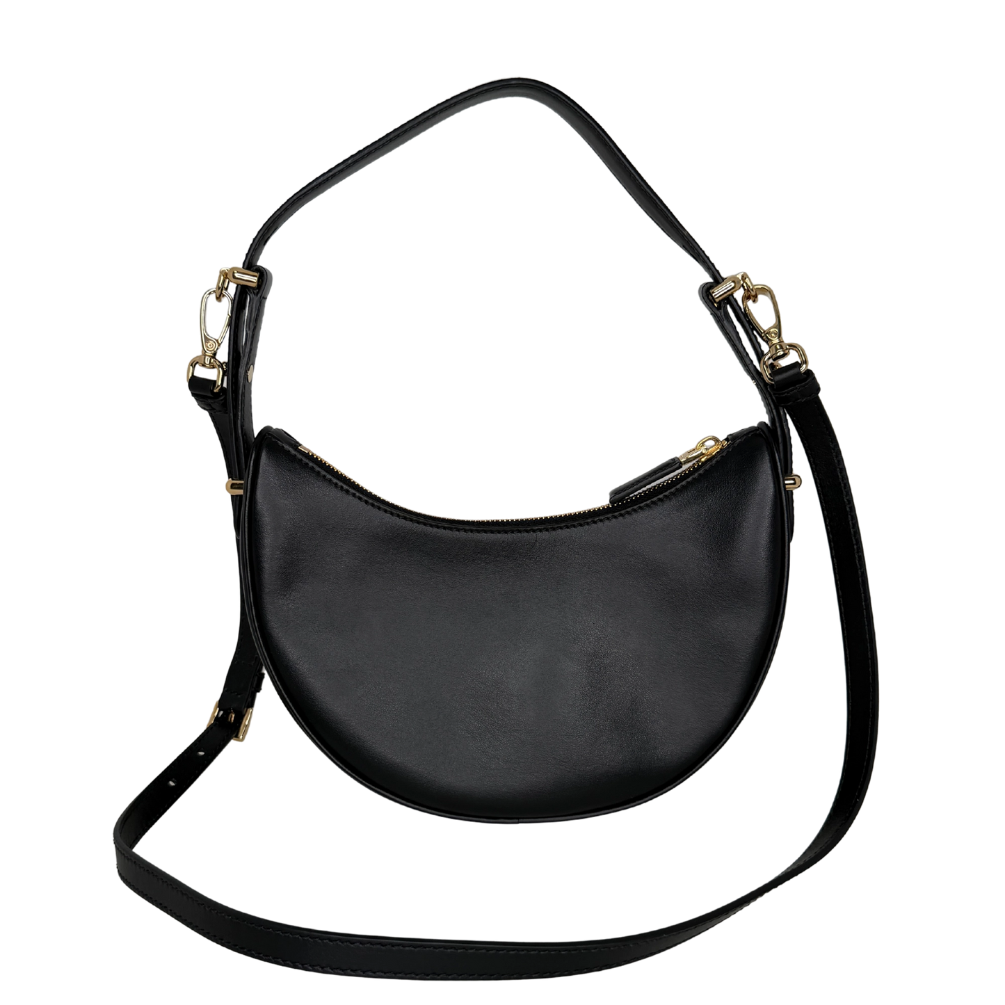 Prada kleine Arqué Schultertasche Leder schwarz Fullset / sehr gut Prada