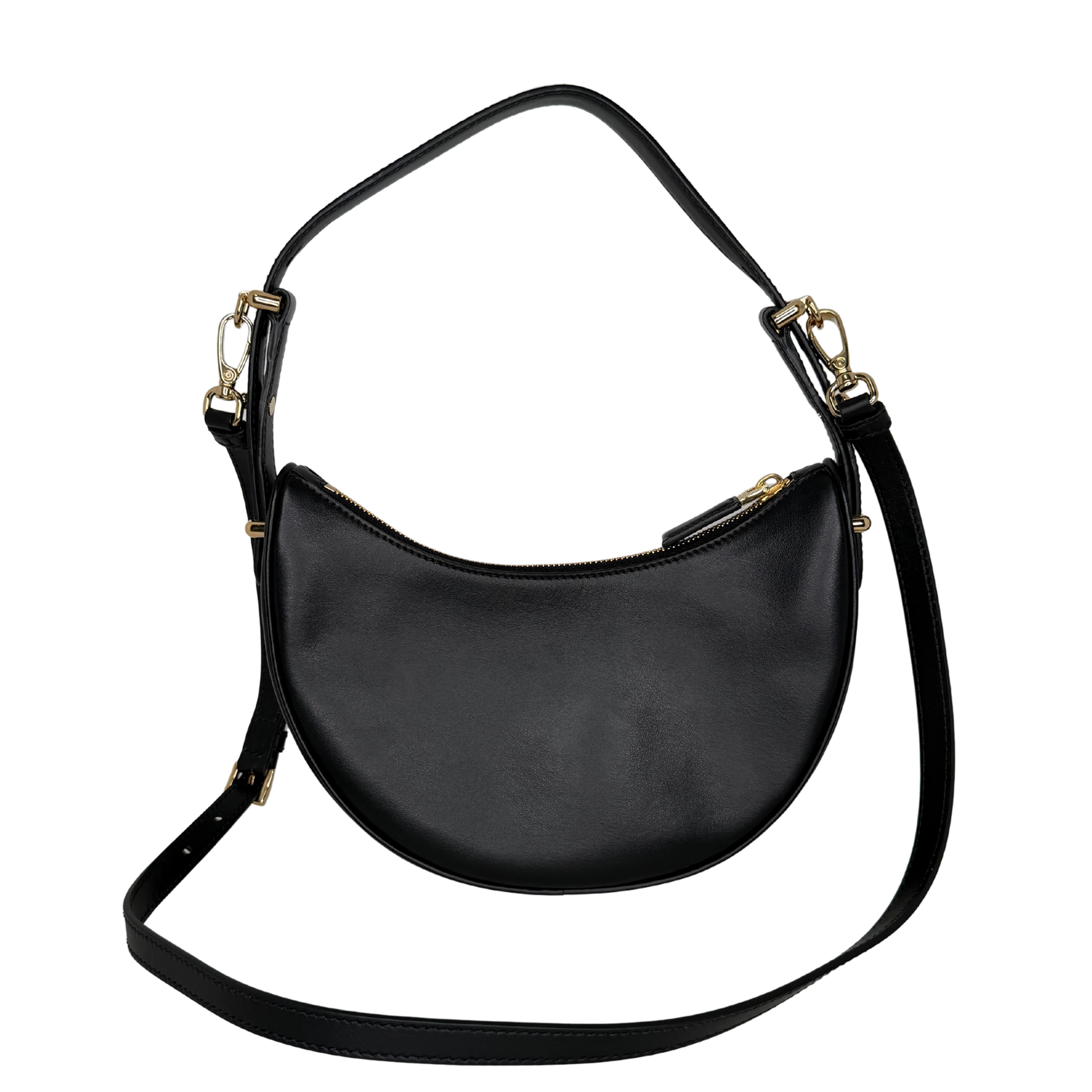 Prada kleine Arqué Schultertasche Leder schwarz Fullset / sehr gut Prada