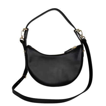 Prada kleine Arqué Schultertasche Leder schwarz Fullset / sehr gut Prada