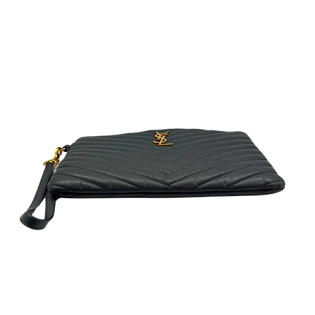 Saint laurent leather pouch shop