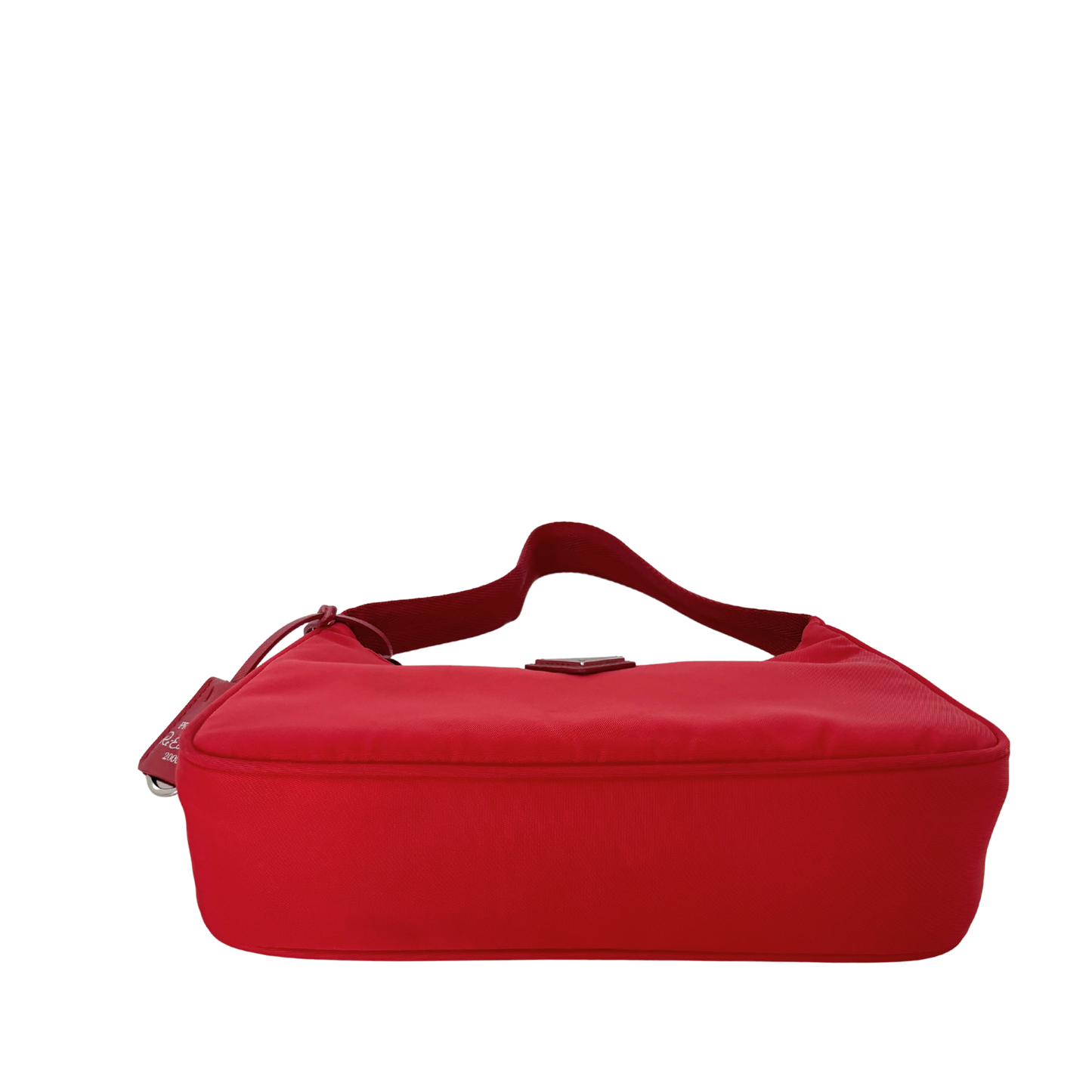 Prada Re-Edition 2000 Mini Bag rot Fullset / sehr gut Prada