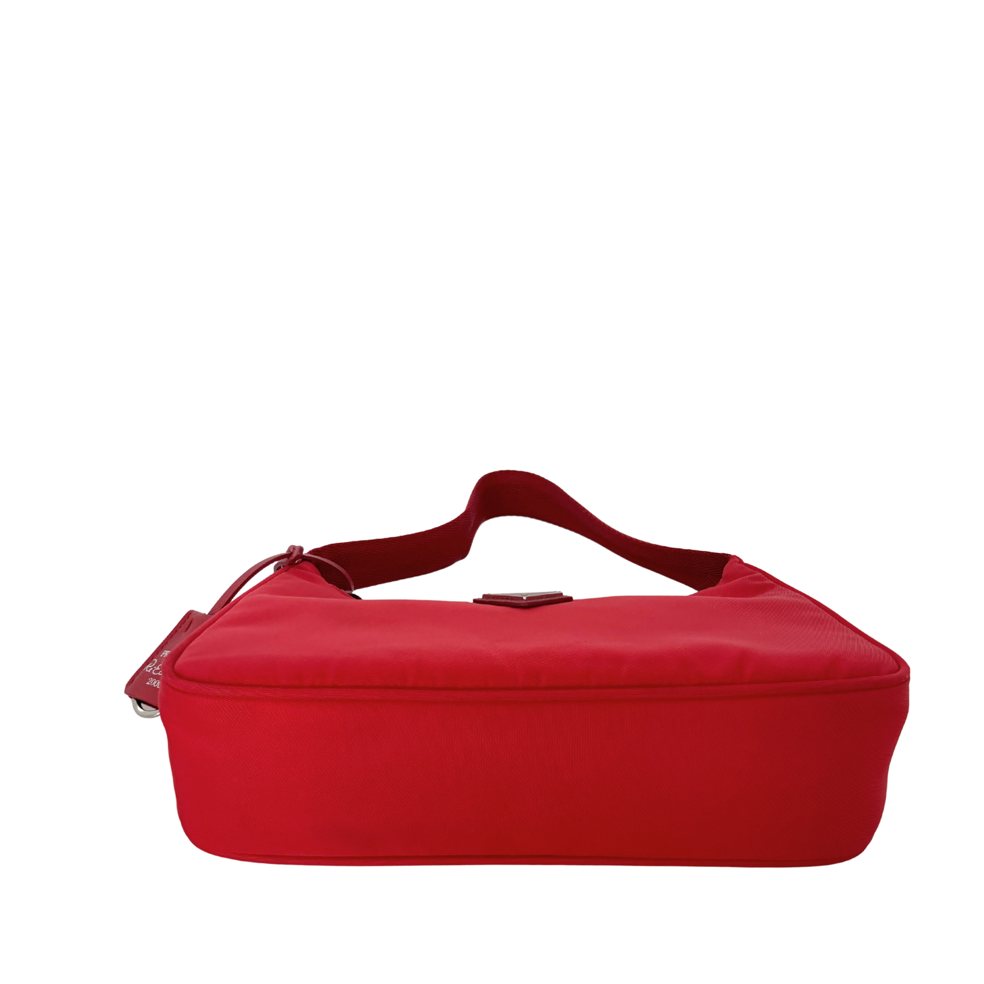 Prada Re-Edition 2000 Mini Bag rot Fullset / sehr gut Prada