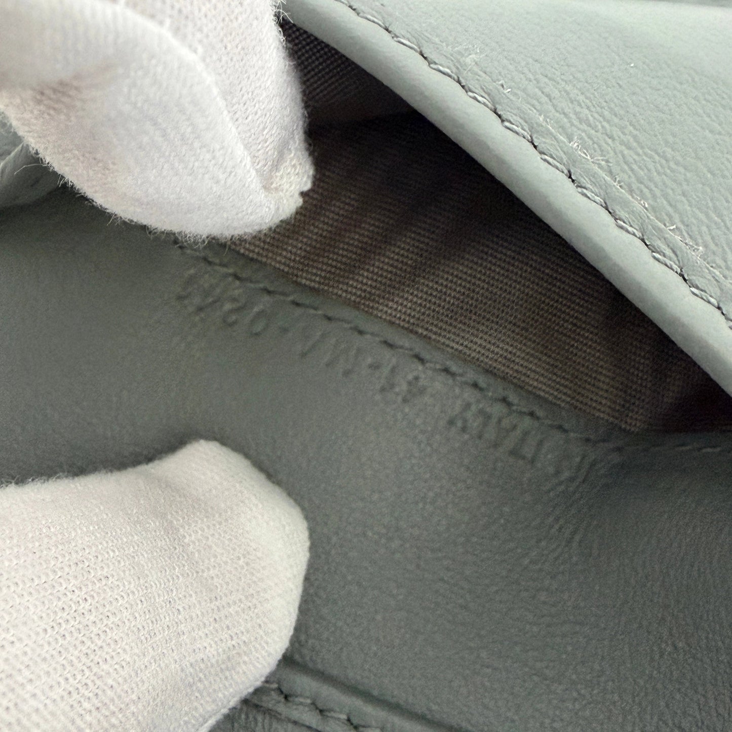 Dior Saddle Lotus Geldbörse Oblique Jacquard grau / sehr gut Dior