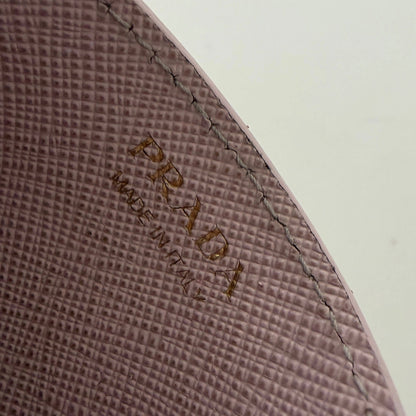 Prada Kartenetui aus Saffiano Leder pink / akzeptabel Prada