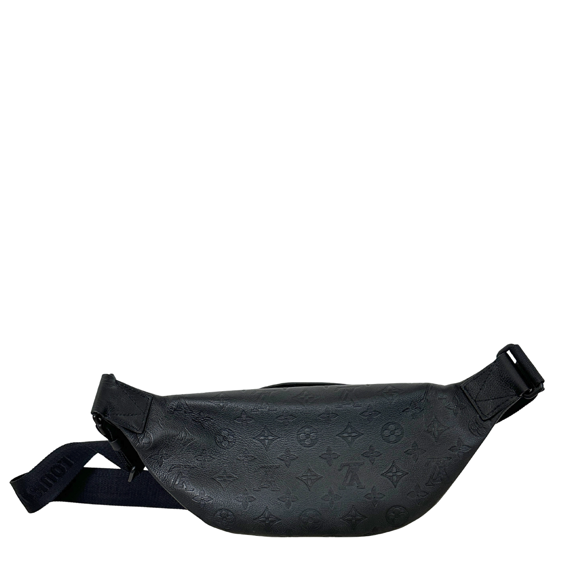 Louis Vuitton Rush Bumbag Monogram Shadow Leder schwarz Fullset / sehr gut Louis Vuitton