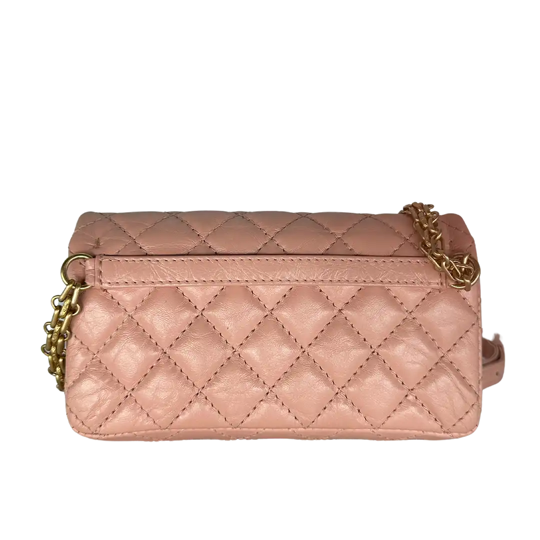 Chanel 2.55 Reissue Beltbag Rose goldene Hardware Fullset / sehr gut