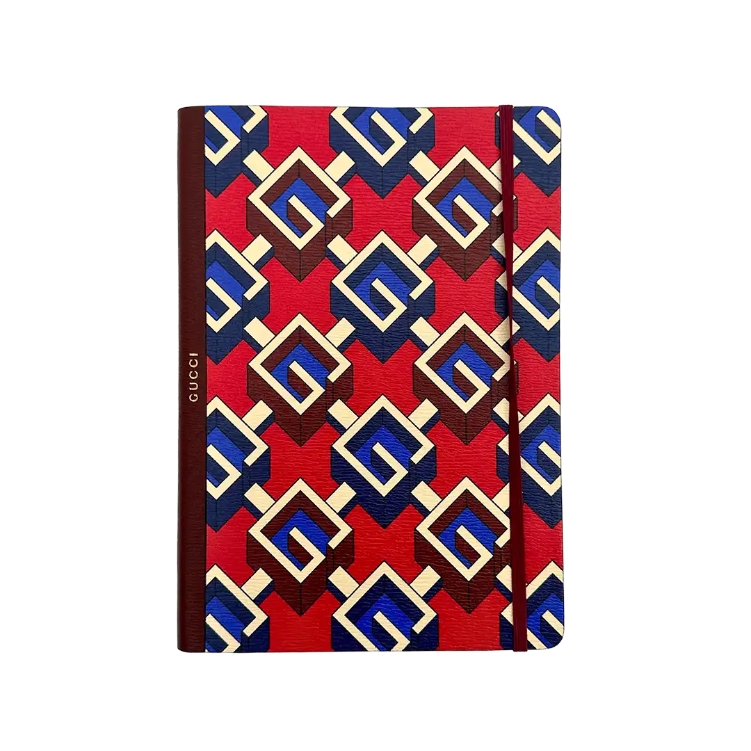 Gucci Notzibuch geometric G Print / unbenutzt Gucci