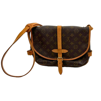 Louis Vuitton Saumur 30 Monogram Canvas Vintage Bag / gut Louis Vuitton