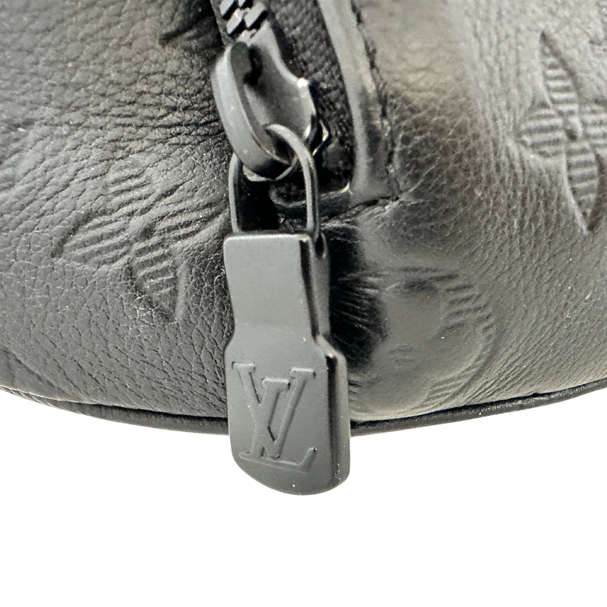 Louis Vuitton Rush Bumbag Monogram Shadow Leder schwarz Fullset / sehr gut Louis Vuitton