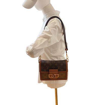 Louis Vuitton Mini Dauphine Monogram Reverse Canvas Fullset / sehr gut Louis Vuitton