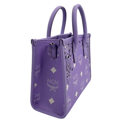MCM Tote Bag München Small lila / ungetragen MCM