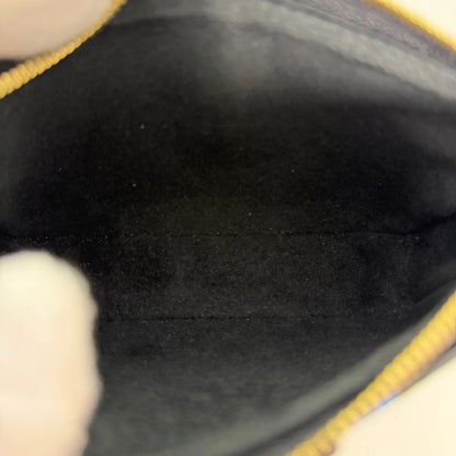 Louis Vuitton Monogram Mini Pochette Accessories schwarz blau / neuwertig Louis Vuitton