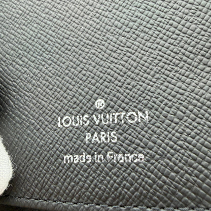 Louis Vuitton Zippy Wallet Vertical Taiga Leder schwarz Fullset / neuwertig Louis Vuitton