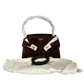 Ferragamo Hug mittelgroße Tote aus Veloursleder braun / ungetragen Salvatore Ferragamo