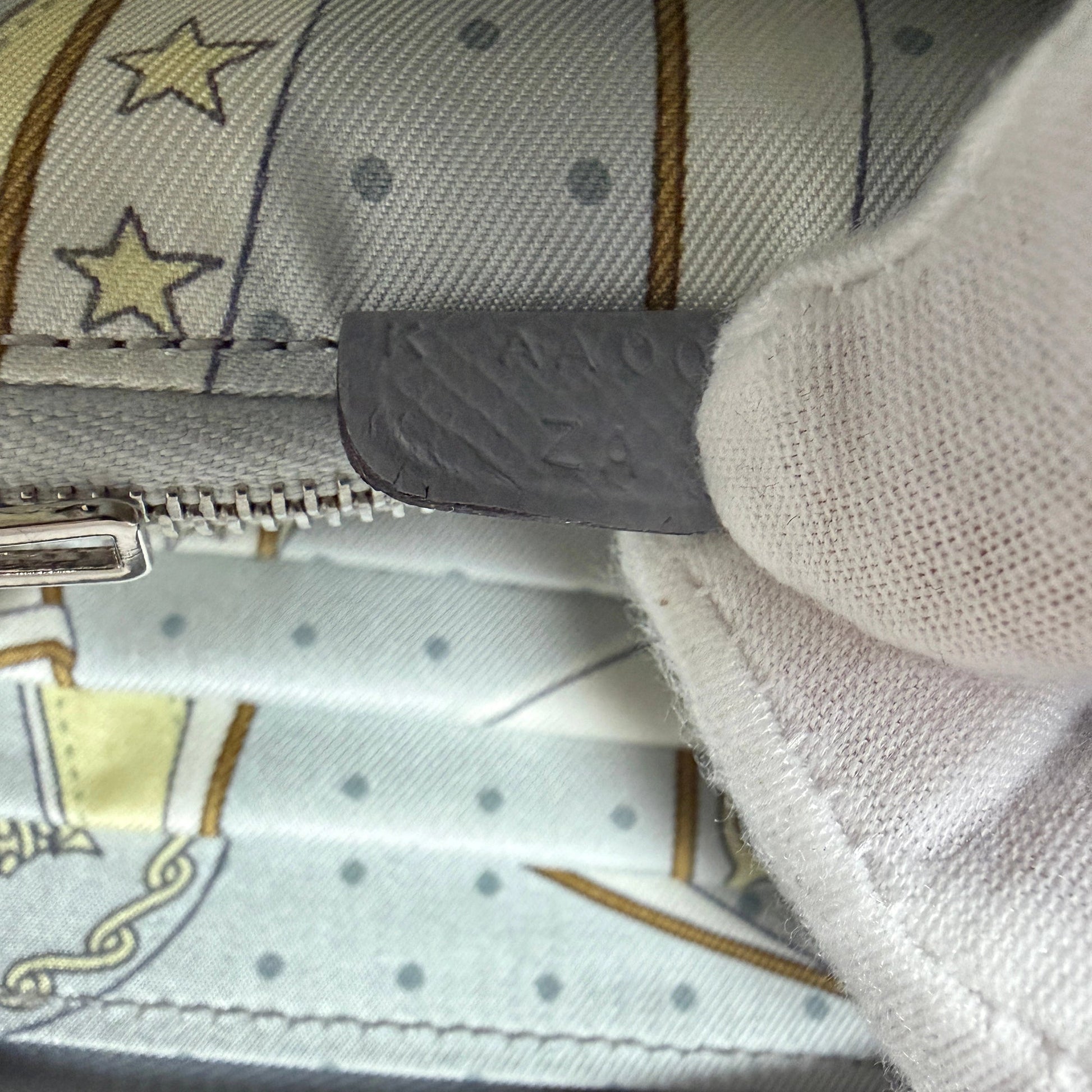 Hermès Portemonnaie Silk'In Kalbsleder / neuwertig Hermès