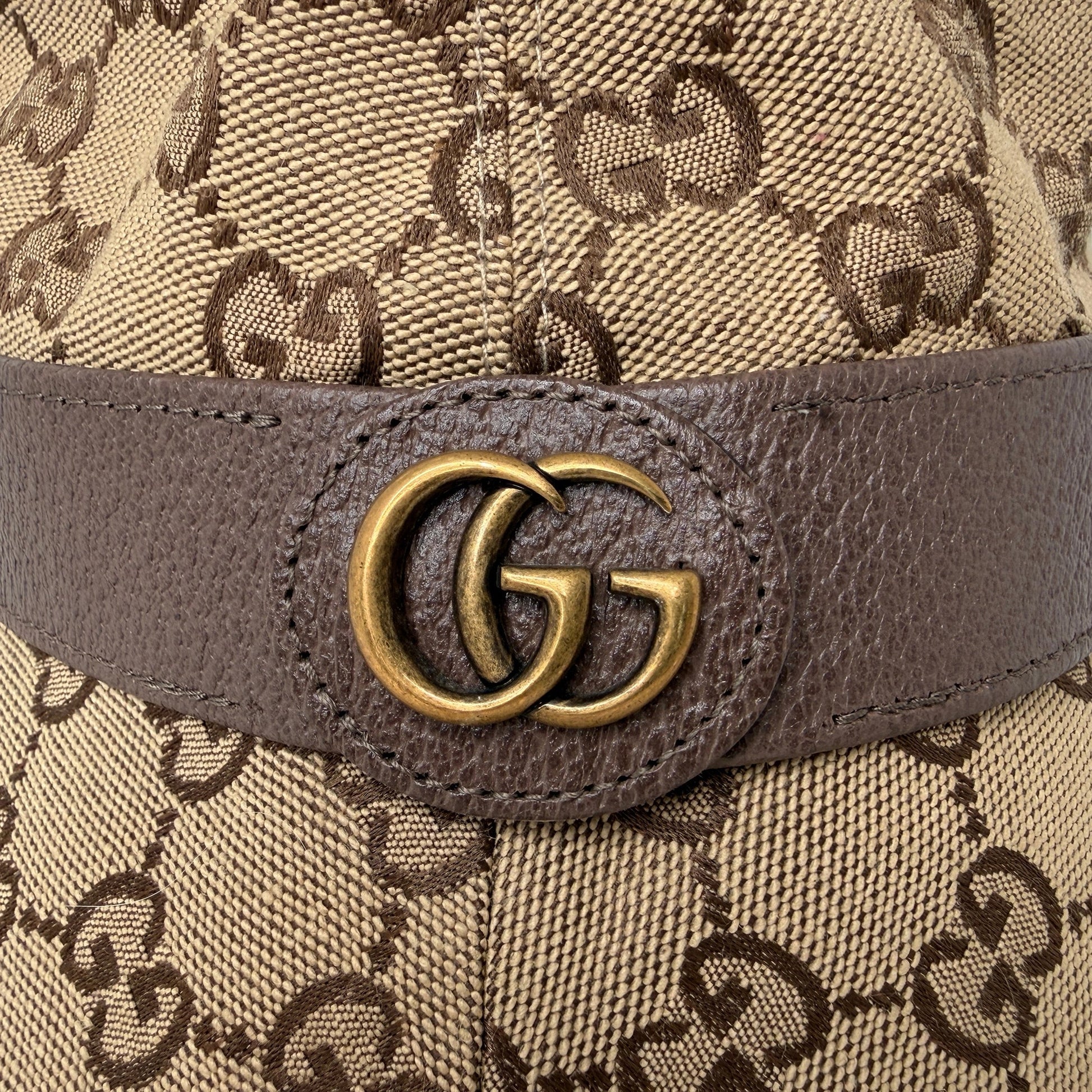 Gucci beige GG Canvas Hut Größe S 57cm / neuwertig Gucci