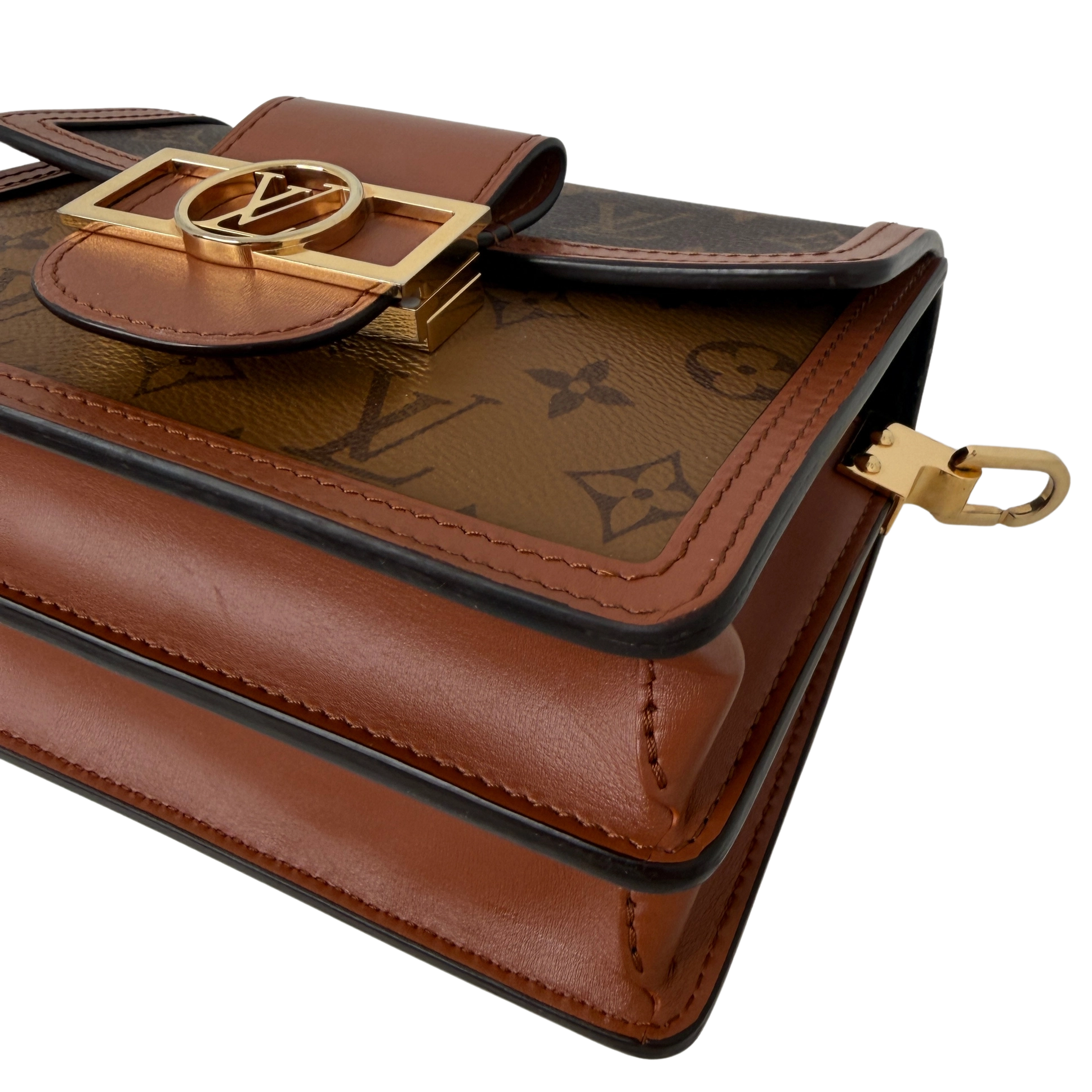 Louis Vuitton Mini Dauphine Monogram Reverse Canvas Fullset / sehr gut Louis Vuitton